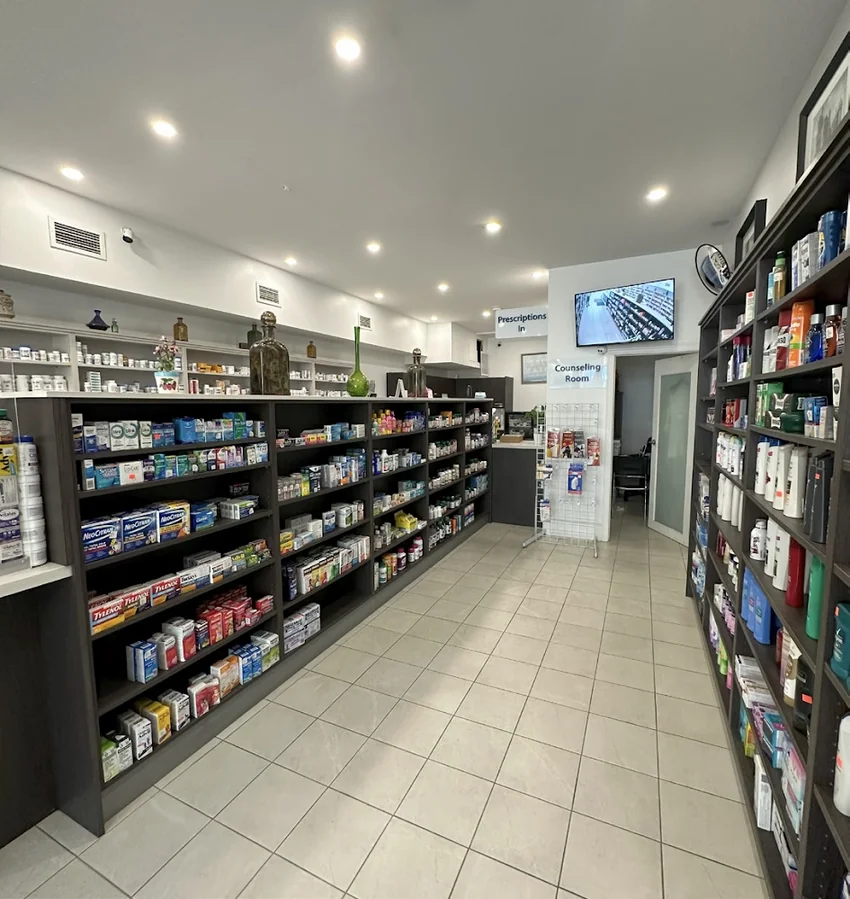 Inside St. Clair Drug Mart Pharmacy, Toronto